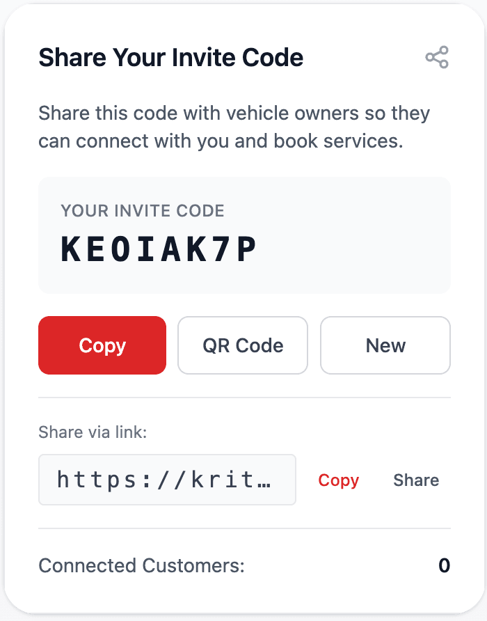 Share Your Invite Code